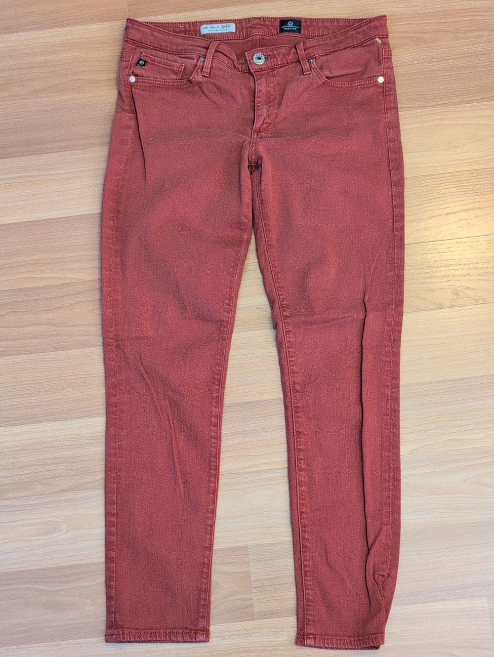 Adriano Goldschmied The Stevie Ankle Red Rust Jeans